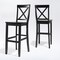 Crosley X-Back 2-Piece Bar Stool Set CF500430-BK - alternate 2