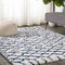 Jonathan Y Algaida Moroccan Diamond Shag Beige/Navy 4 ft. x 6 ft. Area Rug SHG104B-4 - alternate 2