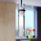 Vaxcel Vilo Matte Black Contemporary Mini Pendant Ceiling Light White Glass P0419 - alternate 3