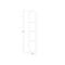 Skutchi Designs Racetrack Conference Table With Power Unit, 48 in W, 264 in L, White HAR-RAC-48X264-DOU-W960-NA - alternate 2