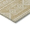 Homeroots 9' X 12' Gold And Ivory Southwestern Washable Indoor Outdoor Area Rug 593682 - alternate 2