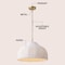 Jonathan Y Eliza 20 in. 1-Light Coastal Bohemian Woven Rattan and Iron LED Pendant, White/Brass Gold JYL1133B - alternate 4