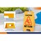 4Dock Caution Wet Floor Warning Sign - 2 Sided, 24.02 in Height, 12 in Width, PP FS001 - alternate 3