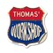 Signmission Thomas's Workshop, 18 Inch X 18 Inch, Vinyl Decal SHI-D-18-489-THOMAS - alternate 1