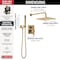 Delta Modern Monitor 14 Series Shower with Raincan & Hand Shower, 20.13 in, Champagne Bronze T342701-CZ - alternate 2