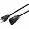 Monoprice SJTW Extension Cord, 14 AWG, Indoor, 14/3, 1 Outlets, 5-15R, Black, 5-15P, 6 ft 24198 - alternate 1