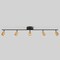 Vidalite Shura Black & Brass 5-Light Track Light with Rotatable Heads, Integrated LED, 3000k, 2450 Lmn CE1008033 - alternate 3