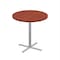 Correll Round Cafe Table, 42 in W, 42 in L, 42 in H, Particleboard Top, Cherry SXB42R-21-98-21 - alternate 1