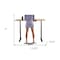 Homeroots Black and White Active Standing Desk Balance Board 397716 - alternate 2
