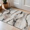 World Rug Gallery Transitional Horizon Area Rug 2 ft x 3 ft Gray WR206GRAY2X3 - alternate 1