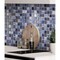 Apollo Tile Gray Blue 11.7 in x 11.7 in Glass, Resin Glossy Floor and Wall Mosaic Tile 4.75 sqft/case, 5PK APLBDA882324A - alternate 4
