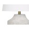 Homeroots 20" Cream Concrete Urn Table Lamp With Cream Empire Shade 545867 - alternate 2