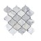 Apollo Tile Marmor 11x11 Polished White Calacatta Marble Arabesque Mosaic Wall and Floor Tile, 5PK APLTRK8857A - alternate 1