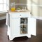 Crosley Lafayette Wood Top Portable Kitchen Island/Cart KF30021BWH - alternate 2