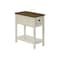 Monarch Specialties Rectangle 2 Tier Accent Side Table W/ Storage Drawer, 24.25 in W, 11.75 in L, 21.75 in H I 3962 - alternate 2