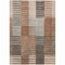 Homeroots 10' X 14' Chocolate And Gray Striped Washable Indoor Outdoor Area Rug 581706 - alternate 4