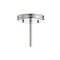 Jonathan Y Cisco 11.8 in. Iron Modern Farmhouse LED Semi Flush Mount, Chrome JYL9532B - alternate 2