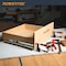 Powertec 12 in. Steel Bar Clamps w/ 600 lbs Loads Limit & 2-1/2 in. Throat, Quick-Release F Clamp, 2PK 71918N - alternate 2