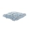 Homeroots 50" X 60" Light Blue Cotton Woven Throw Blanket with Tassels And Fringe 518837 - alternate 1