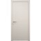 Sartodoors Interior Solid French Door 18 x 80 inches, Ego 5000 Painted White Oak, Single Regular Panel Frame EGO5000ID-PWO-18 - alternate 1