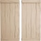 Ekena Millwork Rustic Four Board Joined Board-n-Batten Pecky Cypress Faux Wood Shutters w/End Batten, 22"W x 76"H SHUBJE22X76PCPR - alternate 1