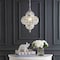 Jonathan Y Juliette 12" Crystal/Metal LED Pendant, Chrome JYL6111A - alternate 2
