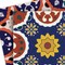Homeroots 5" X 5" Blue Red Yellow Mosaic Peel And Stick Tiles 400066 - alternate 2