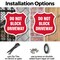Signmission Driveway Shield Sign Do Not Block Drivew, 6 inch X 6 inch, Plastic Sign, 2PK SHI-P-2PACK-6-378 - alternate 2