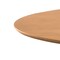 Homeroots 86" Natural Solid Wood Pedestal Base Oval Dining Table 720704 - alternate 3