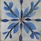 Homeroots 12" x 12" Blue Vinyl Arabesque Peel And Stick Removable Tiles 628727 - alternate 2