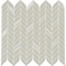 Daltile Starcastle 2'' Leaf Glass Wall and Floor Mosaic, 15PK SC76LEAFMSMT - alternate 1