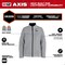 Milwaukee Tool M12 Women's Heated Jacket, Gray, Heats 3 to 12 Hours, 2 Outside Pockets, M F102G-21M - alternate 3