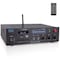 Pyle Pyle 300W Bluetooth Karaoke Amplifier, 2-Channel PA System, FM Radio, USB/SD, AUX, 2 Mic Inputs PFA600BU - alternate 1