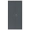 Sandusky Lee Combo Wardrobe Storage Cabinet, 72 in H, 36 in W, 24 in D, Swing, Keyed, Dark Gray, 4 Shelves CAC1362472-02 - alternate 3
