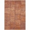 Homeroots 5' X 8' Salmon Copper And Gray Patchwork Washable Indoor Outdoor Area Rug 581612 - alternate 3