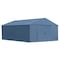 Arrow Classic 12 x 17 x 8 ft Blue Grey Steel Storage Shed CLG1217BG - alternate 1