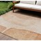 Homeroots 8' X 10' Terra Cotta Orange And Copper Abstract Washable Indoor Outdoor Area Rug 582047 - alternate 1
