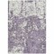 Homeroots 5' X 8' Lavender And Ivory Abstract Washable Indoor Outdoor Area Rug 612756 - alternate 2