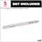 Milwaukee Tool 12" 10 TPI The Torch SAWZALL Blades (5 Pk) 48-00-5714 - alternate 5