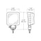 Pm Company Square Work Light, 0.43/0.98 A, 12/24 V, 4-Lamp, LED Lamp, 700 Lumens Lumens, 6300 K Color Temp V904-MV - alternate 2
