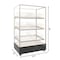Koolmore 30 In. Floor Standing Bagel Bakery Display Case With 6 Baskets, Open Back  With Side LED KM-FDC-B6 - alternate 3