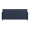 Flash Furniture HERCULES Diplomat Navy LeatherSoft Sofa with Clean Line-Stitched Frame and Chrome Legs BT-827-3-NVY-CHR-GG - alternate 3