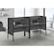 Monarch Specialties Office Cubicle, 23.5 in D X 46.25 in W X Particle Board, Hollow-Core, Laminate, Mdf, Metal, Plastic I 7734 - alternate 1