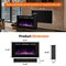 Edendirect 42.01-in W Black Wall mount LED Flat wall Electric Fireplace with Remote Control Included ZR-EF42 - alternate 2