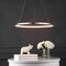 Jonathan Y Brice 23.75" Modern Contemporary Metal Round Integrated LED Pendant, Chrome JYL7203C - alternate 4
