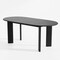 Homeroots 66" Black Solid Wood Oval Dining Table 712220 - alternate 2