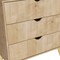 Homeroots 30" Natural Wood Three Drawer Dresser 552259 - alternate 3