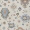 Homeroots 9' X 12' Ivory Brown And Blue Floral Washable Indoor Outdoor Area Rug 606162 - alternate 3