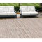 Homeroots 8' X 10' Salmon Copper And Beige Striped Washable Indoor Outdoor Area Rug 587971 - alternate 1