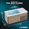 Kplunge 67in 1-Person Mono-Jet All-in-One Cold Plunge Ice Bath/Hot Tub Built-in Chiller/Heater, Chestnut CP-CH6732N - alternate 3